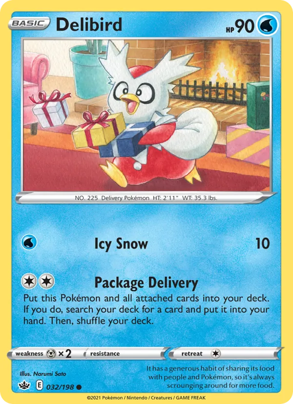 Delibird (Chilling Reign #32/198)