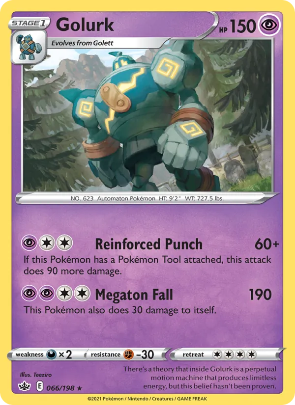 Golurk (Chilling Reign #66/198)