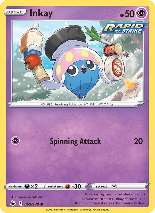 Inkay (Chilling Reign #69/198)