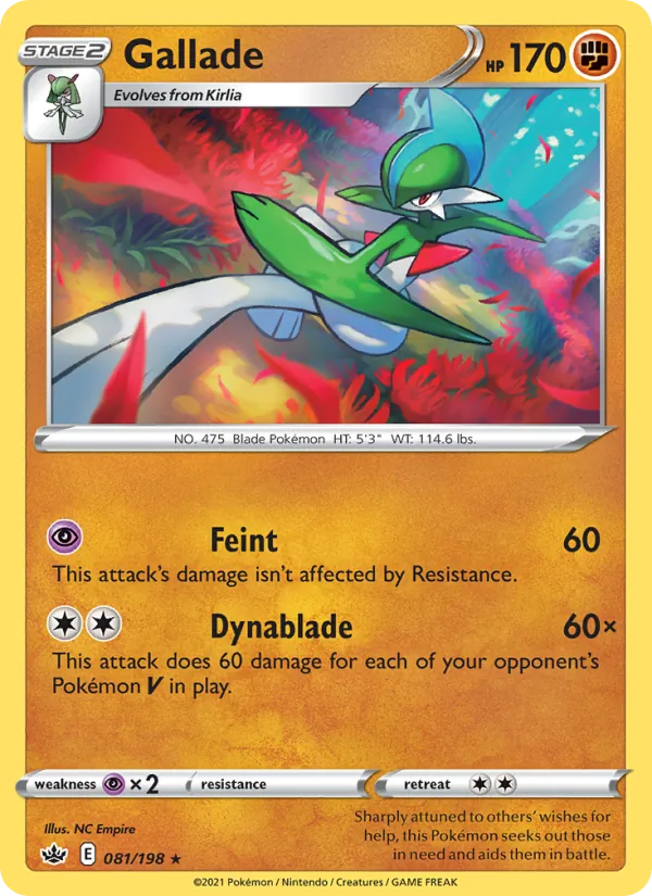 Gallade (Chilling Reign #81/198)