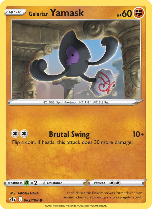 Galarian Yamask (Chilling Reign #82/198)