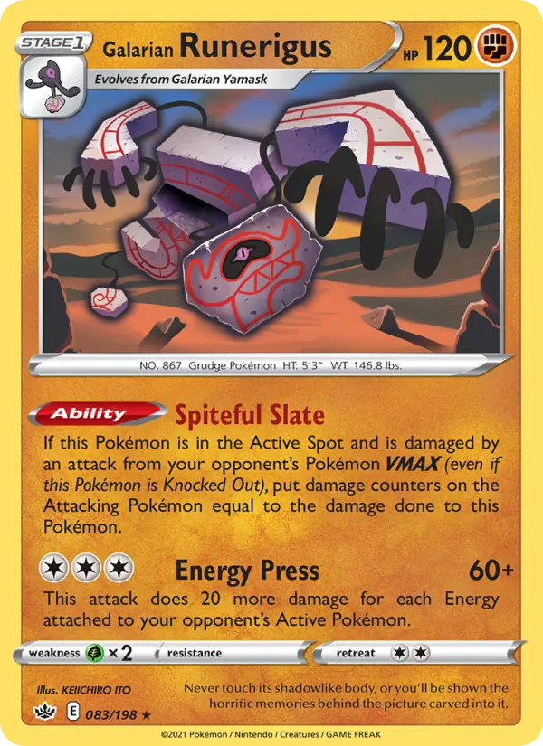Galarian Runerigus (Chilling Reign #83/198)