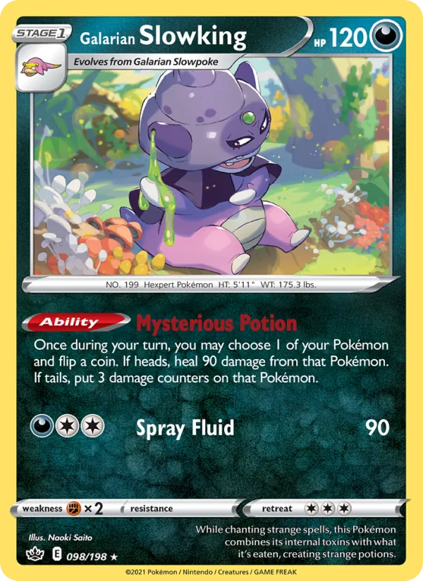 Galarian Slowking (Chilling Reign #98/198)