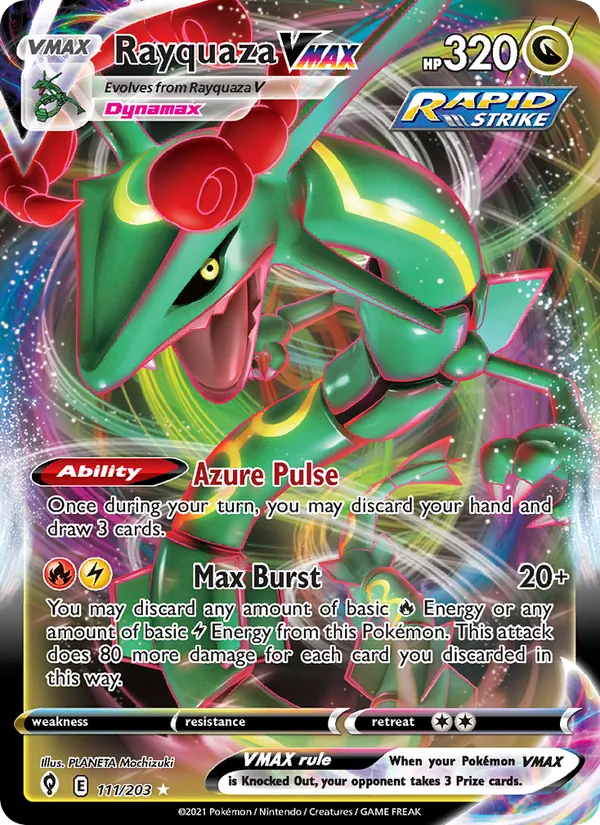 Rayquaza VMAX (Evolving Skies #111/203)