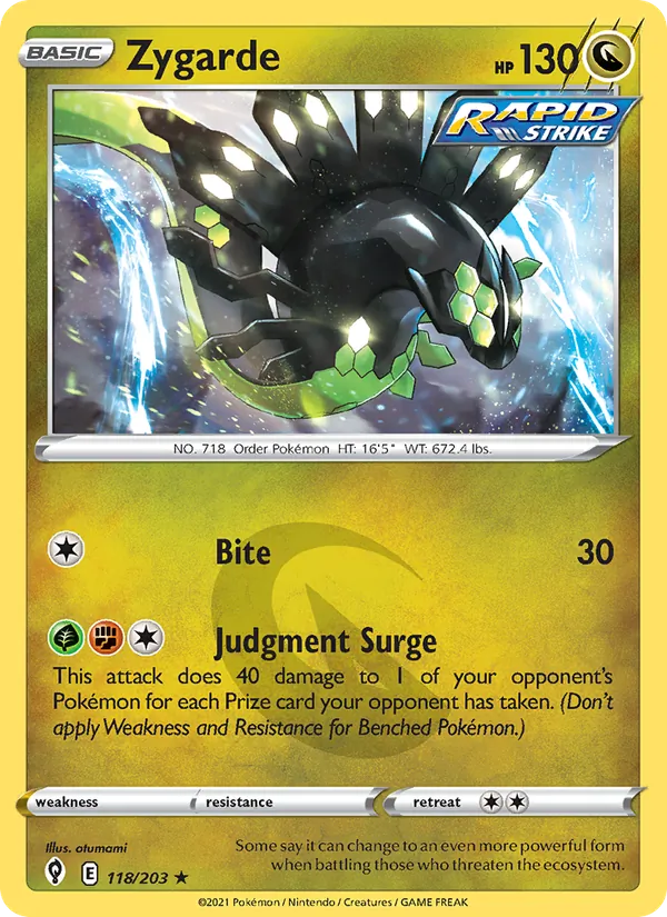 Zygarde (Evolving Skies #118/203)