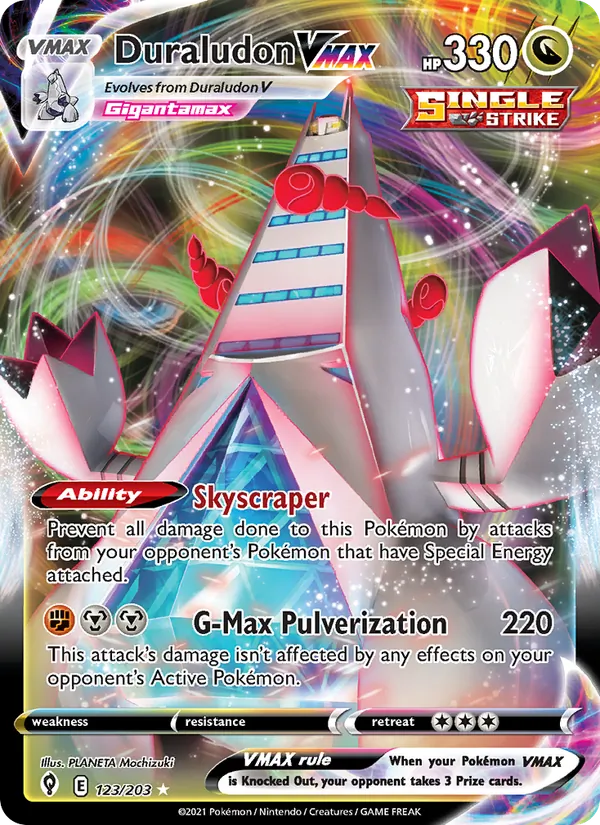 Duraludon VMAX (Evolving Skies #123/203)