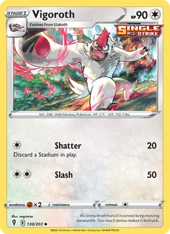 Vigoroth (Evolving Skies #130/203)