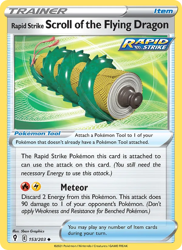 Rapid Strike Scroll of the Flying Dragon (Evolving Skies #153/203)