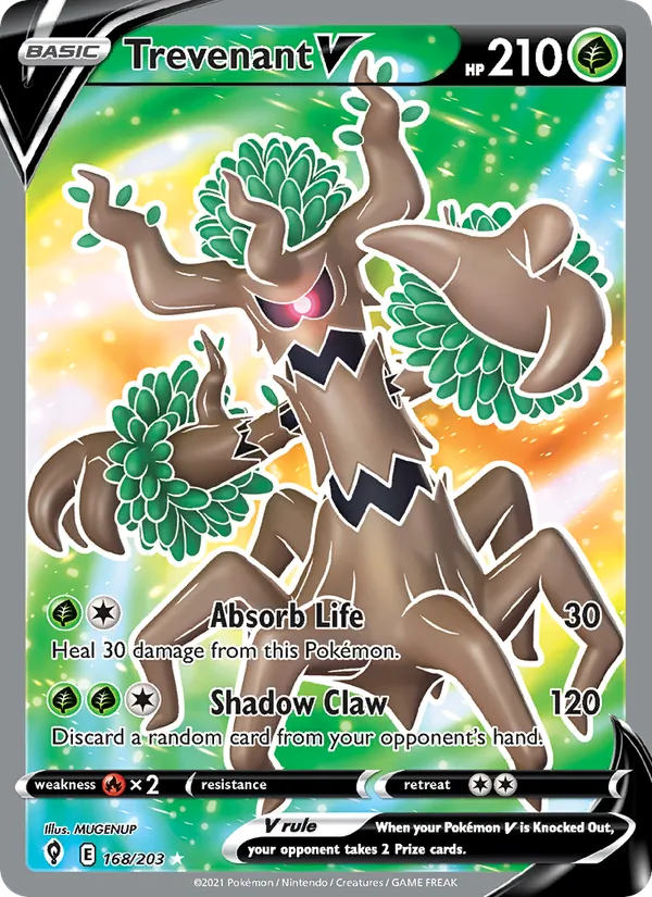 Trevenant V (Evolving Skies #168/203)