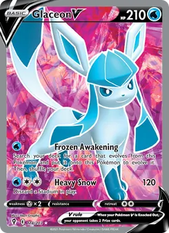 Glaceon V (Evolving Skies #174/203)