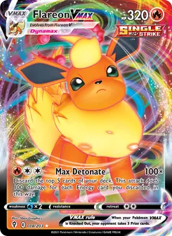 Flareon VMAX (Evolving Skies #18/203)