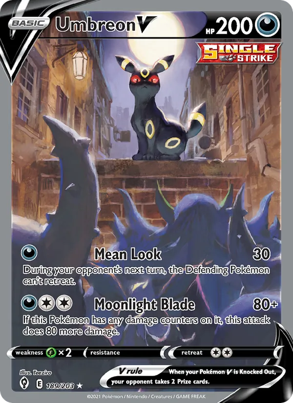 Umbreon V (Evolving Skies #189/203)