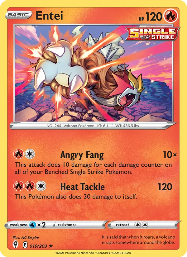 Entei (Evolving Skies #19/203)