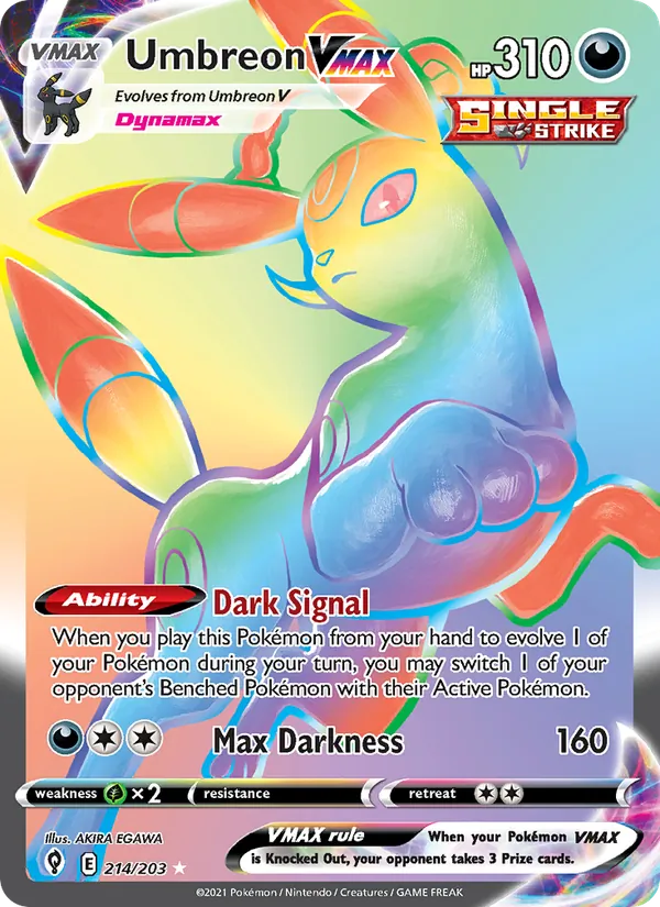 Umbreon VMAX (Evolving Skies #214/203)