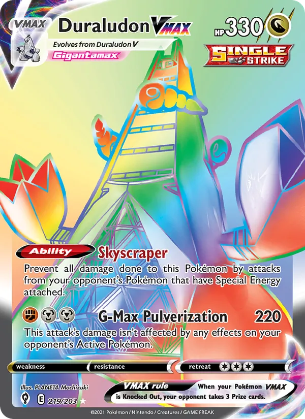 Duraludon VMAX (Evolving Skies #219/203)