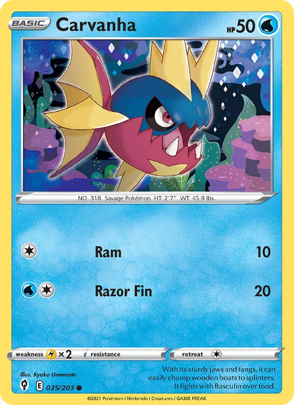 Carvanha (Evolving Skies #35/203)