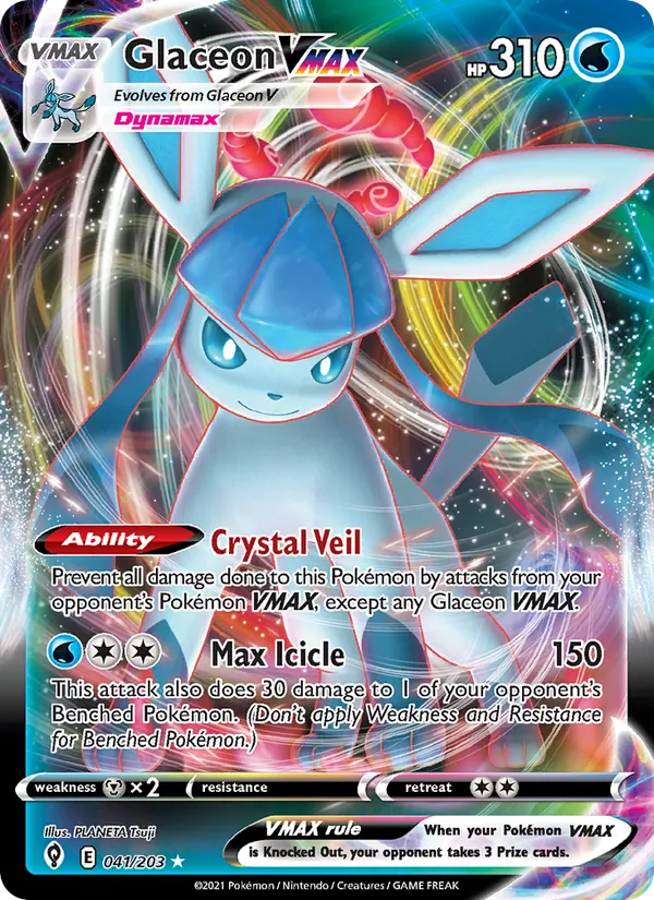 Glaceon VMAX (Evolving Skies #41/203)