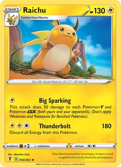 Raichu (Evolving Skies #50/203)