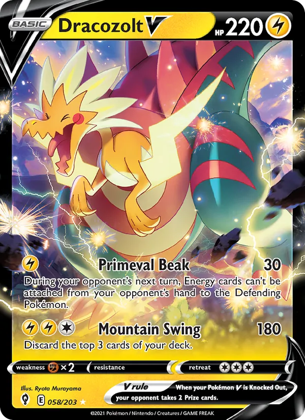 Dracozolt V (Evolving Skies #58/203)