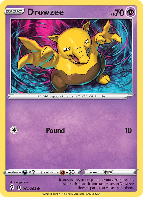 Drowzee (Evolving Skies #61/203)