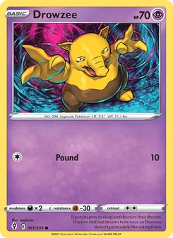 Drowzee (Evolving Skies #61/203)