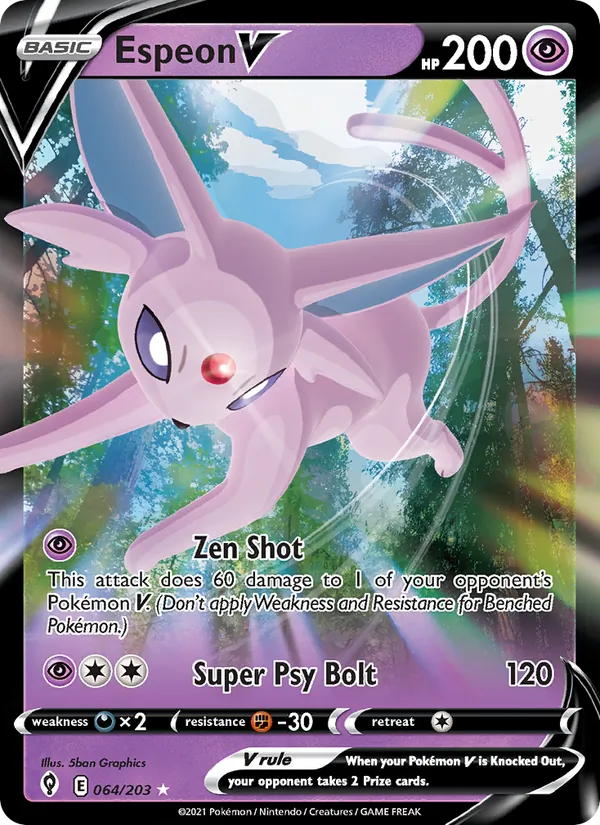 Espeon V (Evolving Skies #64/203)