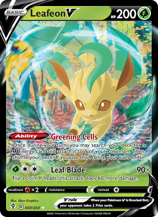 Leafeon V (Evolving Skies #7/203)