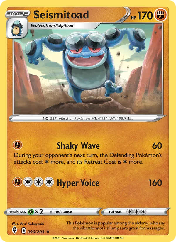 Seismitoad (Evolving Skies #90/203)