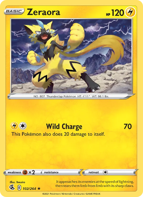 Zeraora (Fusion Strike #102/264)