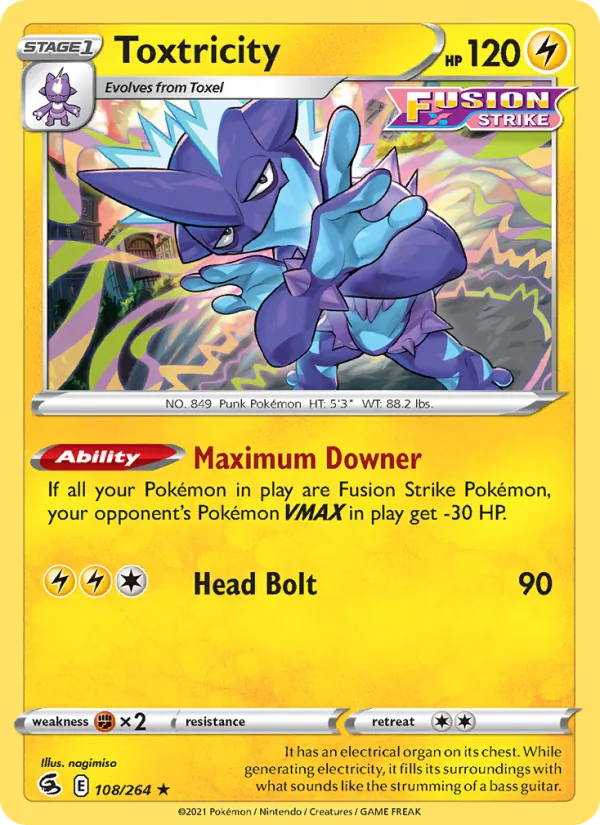 Toxtricity (Fusion Strike #108/264)