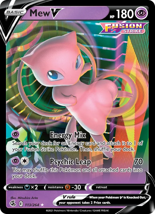 Mew V (Fusion Strike #113/264)