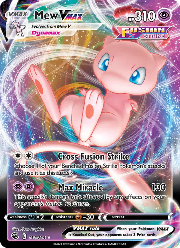 Mew VMAX (Fusion Strike #114/264)