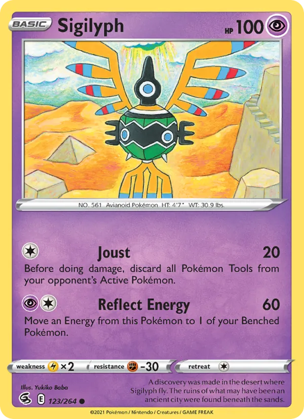 Sigilyph (Fusion Strike #123/264)