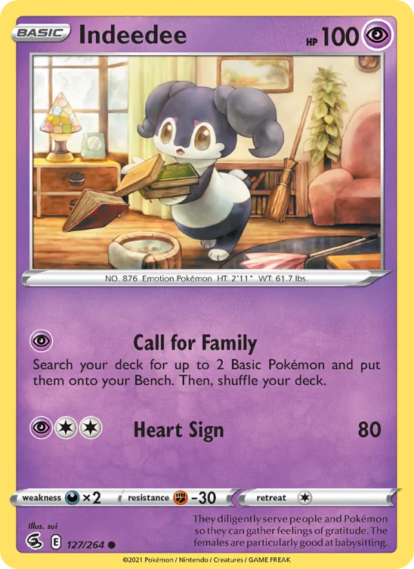 Indeedee (Fusion Strike #127/264)