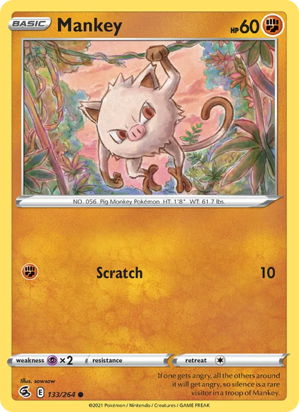 Mankey (Fusion Strike #133/264)