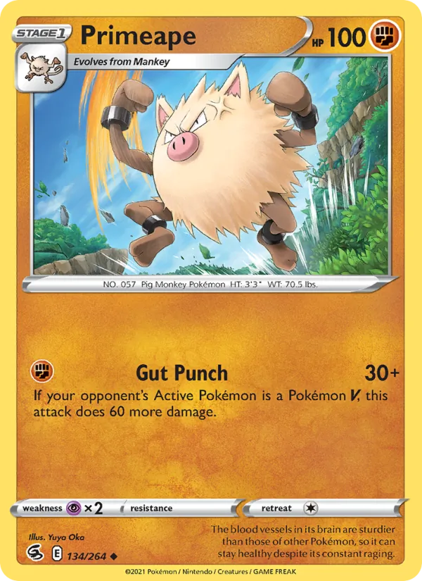 Primeape (Fusion Strike #134/264)