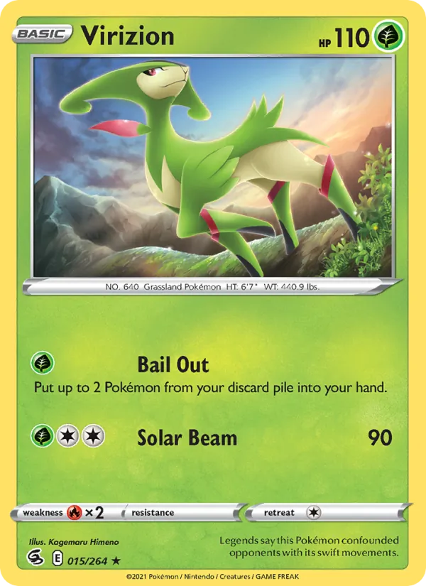 Virizion (Fusion Strike #15/264)