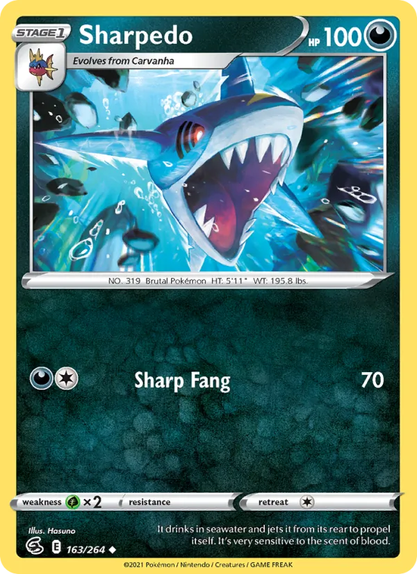 Sharpedo (Fusion Strike #163/264)
