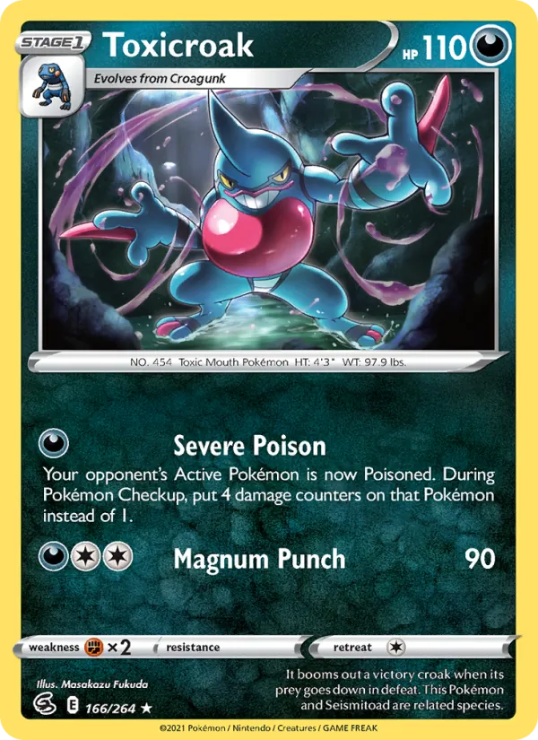Toxicroak (Fusion Strike #166/264)