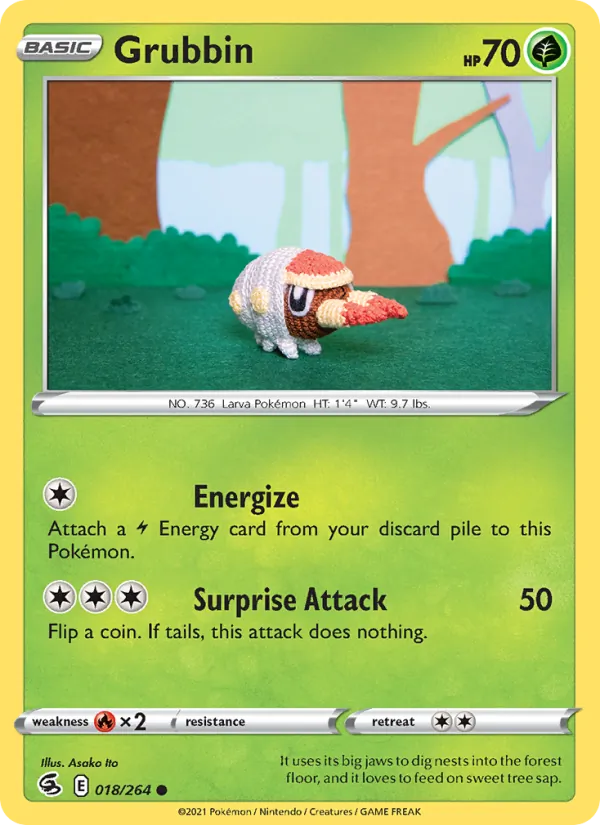 Grubbin (Fusion Strike #18/264)