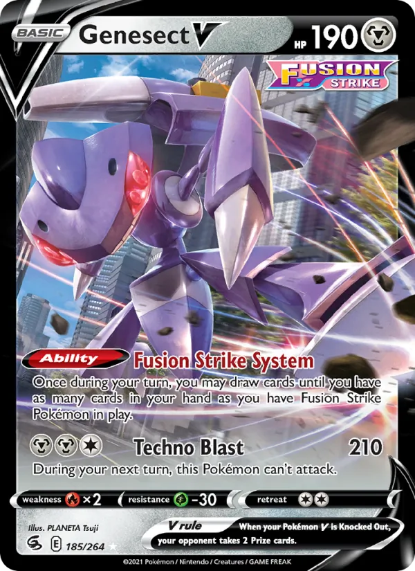 Genesect V (Fusion Strike #185/264)