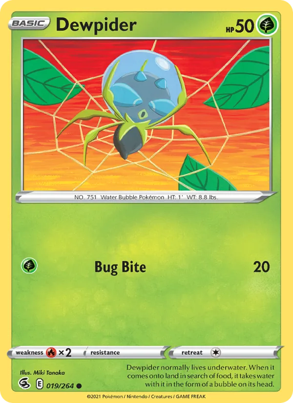 Dewpider (Fusion Strike #19/264)