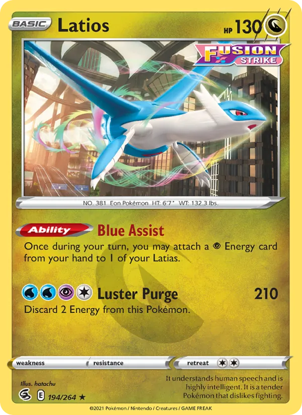 Latios (Fusion Strike #194/264)