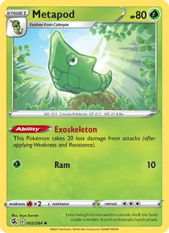 Metapod (Fusion Strike #2/264)