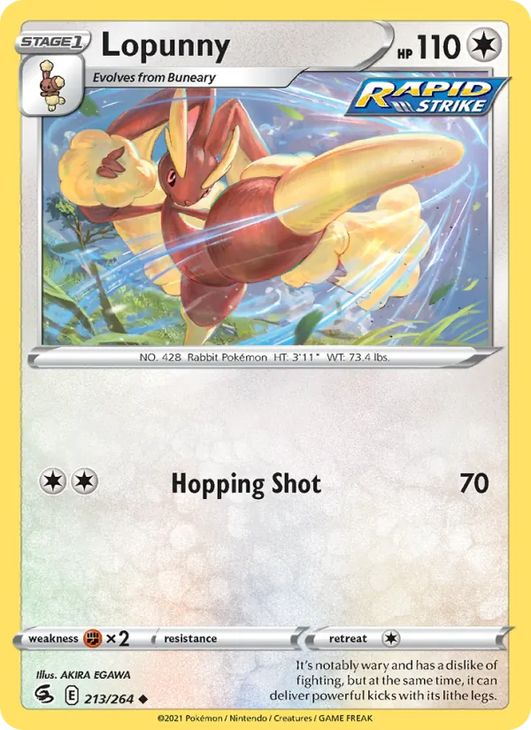 Lopunny (Fusion Strike #213/264)