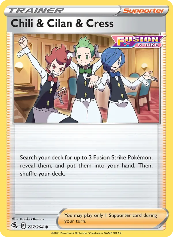 Chili & Cilan & Cress (Fusion Strike #227/264)