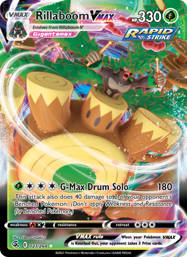 Rillaboom VMAX (Fusion Strike #23/264)