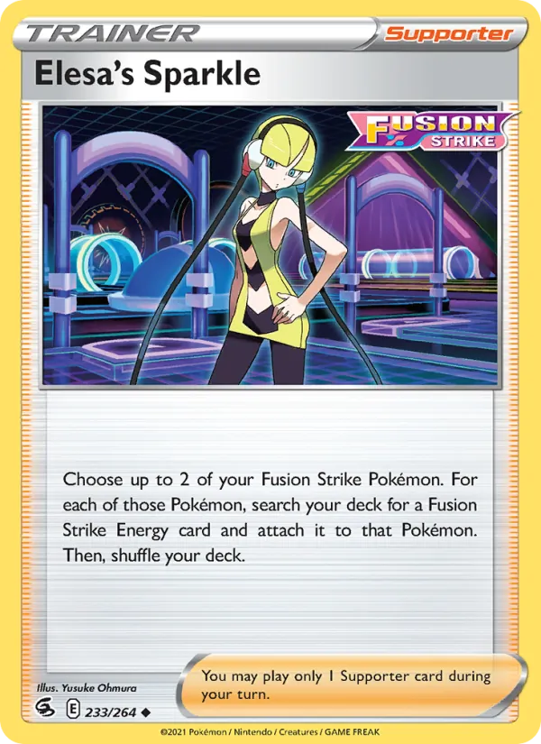 Elesa's Sparkle (Fusion Strike #233/264)