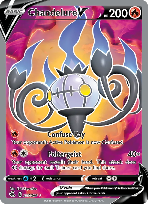 Chandelure V (Fusion Strike #247/264)