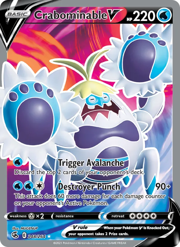 Crabominable V (Fusion Strike #248/264)